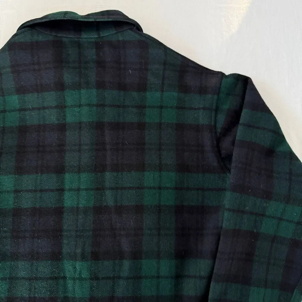 Pendleton Blackwatch Wool Jacket | Made in USA | Vintage 1970s Cruiser | Fits M